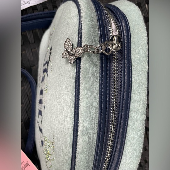 Juicy Couture Green Crossbody Bag with butterfly Design, Juicy couture crossbody - Picture 13 of 16